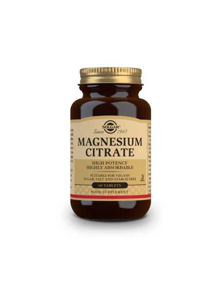 Citrato de Magnesio 200mg 60 comprimidos Solgar Citrato de Magnesio 200mg 60 comprimidos Solgar